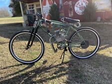 Vintage Style Indian Harley Davidson Board Track Racer Motorized Pedal Bicycle picture