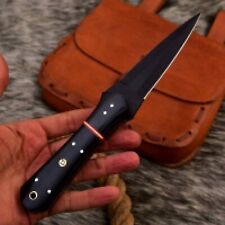FullTang Double-Edged V42 Military Damascus steel Dagger boot Knife Survival picture