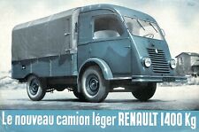 Original Vintage Renault Light Truck Sales Flyer Brochure French picture