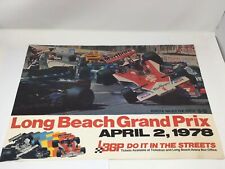 vintage 1978 Poster Long Beach Grand Prix Toyota picture