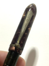 Du Point Marble  Center Missing Fountain Pen End Mechanical Pencil  c.1940's picture
