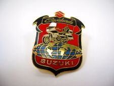 Vintage Collectible Pin: 1985 Suzuki Cavalcade Motorcycle U.S. Suzuki Motor Corp picture