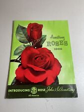 1962 Armstrong Roses Nurseries Large Catalog America Champions ~Christian Dior picture