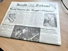 International Herald Tribune - Paris - 4 September 2000 Diana Death picture