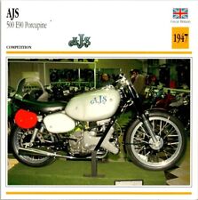 AJS 500 E90 Porcupine 1947 Great Britian Edito Service Atlas Motorcycle Card picture