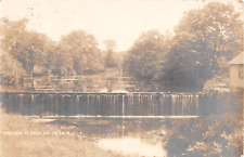 1915 RPPC Dam at Arnold's Mills RI picture