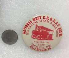 1979 National Meet E.D.G.E. & T. Ass'n Steam & Gas Show Platte City MO Pin picture