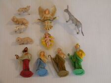 Vintage Depose Nardi  Italy Nativity scene Baby Jesus animals Included lot of 11 picture