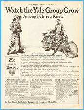1912 Yale Motorcycle Consolidated Manufacturing Co 1702 Fernwood Toledo Ohio Ad picture