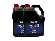 Yamaha OEM All Purpose Performance 4-Stroke Engine Oil LUB-10W40-AP-04-2PACK picture