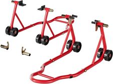 Universal Motorcycle Stands, 882 Lbs Capacity Front Rear Wheels Lift Combo picture