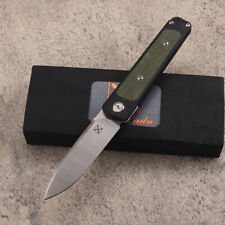 6.5'' New CNC Fast Opening 14C28N Blade G10 Handle Tactics Folding Knife VTF196 picture