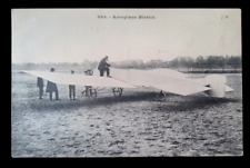 Bleriot Monoplane Airplane c1910 Historical Pioneer Aviation Antique Postcard picture