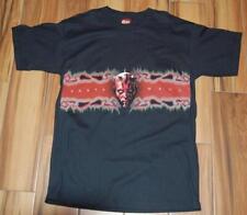 SCARCE EXC. CONDITION DARTH MAUL VINTAGE 90’s STAR WARS LARGE BLACKT SHIRT picture