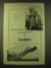 1918 Leslie's Illustrated Weekly Newspaper Ad - Donald Thompson photographing picture