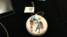 Hanging Decoration KOKOPELLI Humped Back Flute Player Clay Hand Painted picture