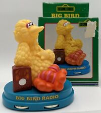 Vintage Sesame Street Big Bird AM/FM Transistor Radio Figural JPI 1989 Muppets picture