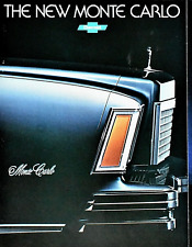 1978 CHEVROLET MONTE CARLO SALES BROCHURE CATALOG ~ REVISED EDITION ~ 14 PAGES picture