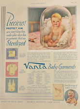 1934 Vanta Baby Garments vintage print ad - Precious picture