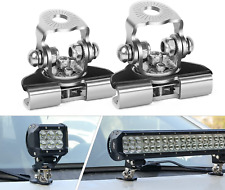 LED Light Bar Mounting Bracket, Nilight 2PCS Universal Adjustable Pillar Hood Le picture