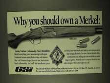 1994 GSi Merkel Model 201E Shotgun Ad - You Should Own picture