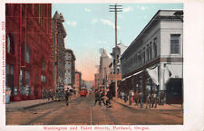 Washington and Third Street, Portland, Oregon, Early Postcard, Unused  picture