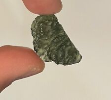 Raw Moldavite 6 Grams 30 Ct Grade A Natural Tektite Certificate of Authenticity picture