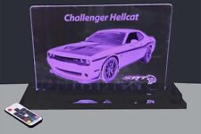 2018 Dodge Hellcat Laser Etched LED Edge Lit Sign picture