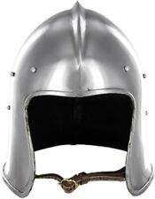 Medieval Helmets Set for Renaissance Faire - Slash Guard Forged Steel, picture
