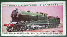 LONDON & SOUTH WESTERN RAILWAY  Locomotive No 330   Vintage 1912 Card  XC16 picture