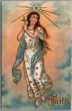 Vintage Religious Embossed Postcard 