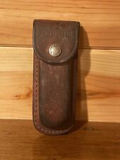 Vintage Schrade Leather Knife Sheath - Old Timer - Uncle Henry- Belt Loop - USA picture