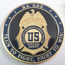 DEA KIA Drug Enforcement Administration Special Agent Service Coin RARE BA 205 picture