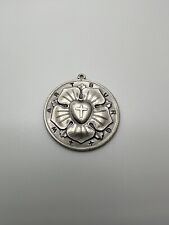 Vintage WARTBURG Religious Cross Medal Pendant 4.2cm picture