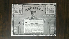 Vintage 1904 Racycle Bicycle Miami Cycle & Mfg Company Original Ad - 721 picture