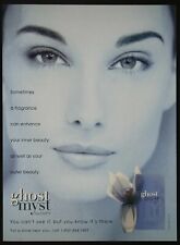 Ghost Myst Coty Fragrance Perfume Cologne Pretty Face Vintage Print Ad 1996 picture