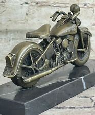 VINTAGE SIGNED & # BRONZE ABSTRACT MOTORCYCLE VESPA HARLEY MODERN SCULPTURE DEAL picture