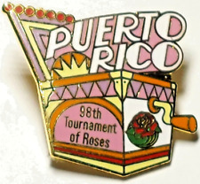 Rose Parade 1987 PUERTO RICO 98TH TOR Lapel Pin (082823) picture