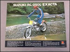 1974 Suzuki RL-250L Exacta Bike Motorcycle 1-page Sales Brochure Spec Sheet picture