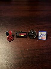 Lot Of 4 McDonald’s Employee Lapel Hat Pins Customer Relations Recycling picture