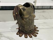 Medieval Breastplate 18 Gauge Brass Big Eagle Armor Roman Cuirass Reenactment picture
