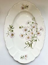 Royal Bohemian Ceramic BOH25 Fine China Lilac Daisy Bell Serving Platter - EUC picture