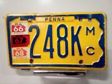 1966 PA Pennsylvania Motorcycle License Plate picture