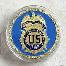 DEA UNITED STATES DRUG ENFORCEMENT ADMINISTRATION Challenge Coin. New picture