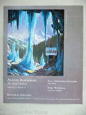 Alexis Rockman Art Gallery Exhibit PRINT AD - 2002 picture