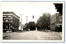 c1920's Looking West On US 31 State Bank View Scottsville MI RPPC Photo Postcard picture
