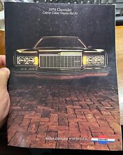 1974 Chevrolet Caprice Classic Impala Bel Air Dealer Sales Brochure Handout picture