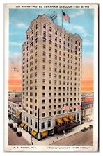 VTG 1930s- Hotel Abraham Lincoln - Reading, Pennsylvania Postcard (Posted 1934) picture