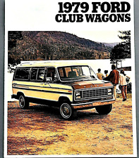 1979 FORD ECONOLINE CLUB WAGONS SALES BROCHURE CATALOG ~ 8 PAGES picture