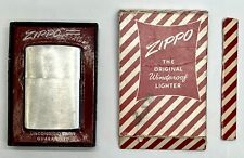 vintage 1958 zippo lighter Patent 2517191  With Original Box picture